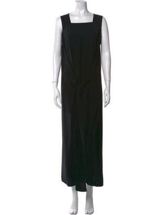 Ivan Grundahl Square Neckline Long Dress