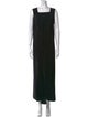 Ivan Grundahl Square Neckline Long Dress