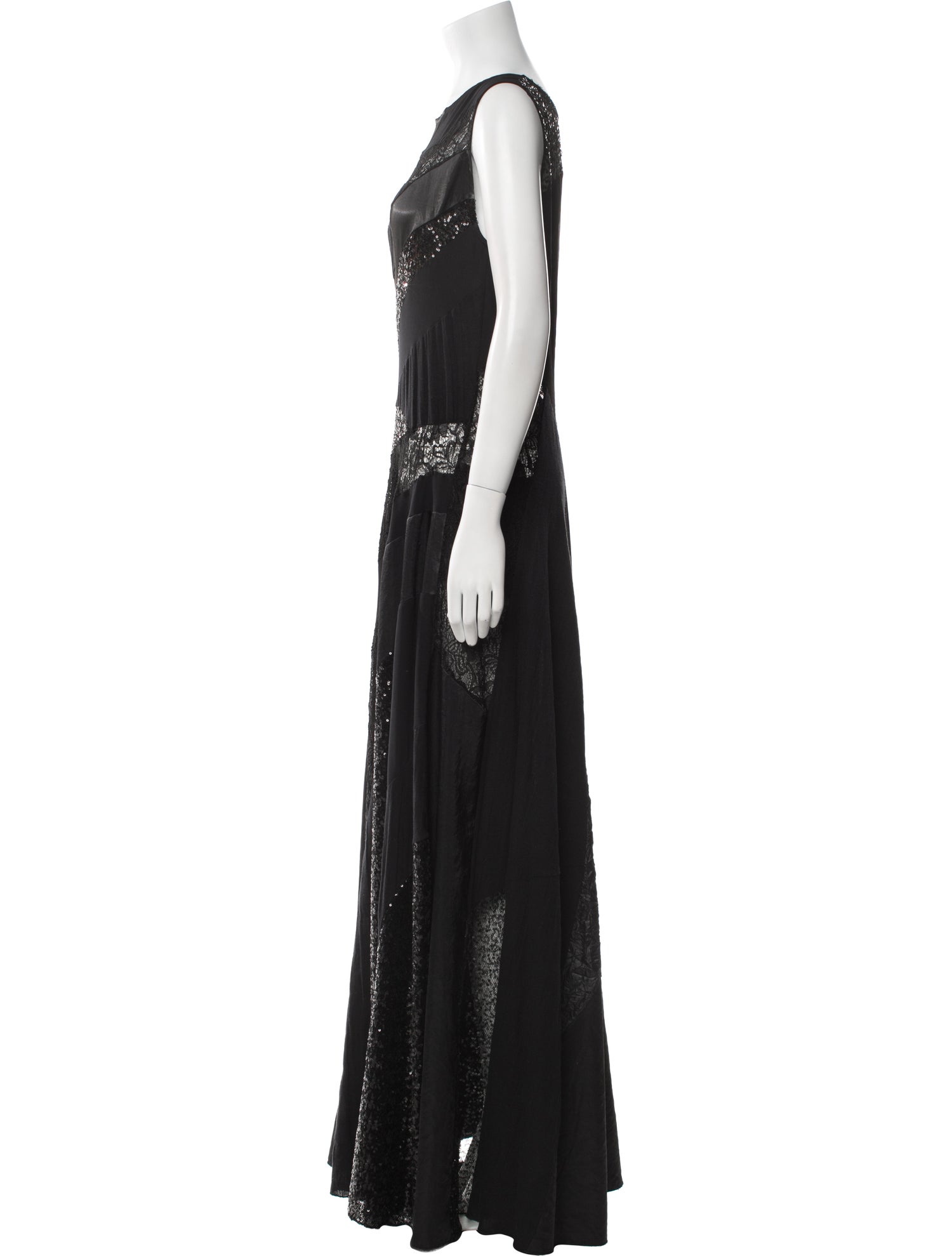 Ivan Grundahl Scoop Neck Long Dress