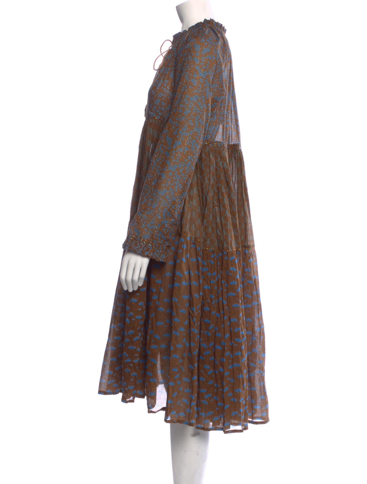 Ivonne D Printed Knee-Length Dress