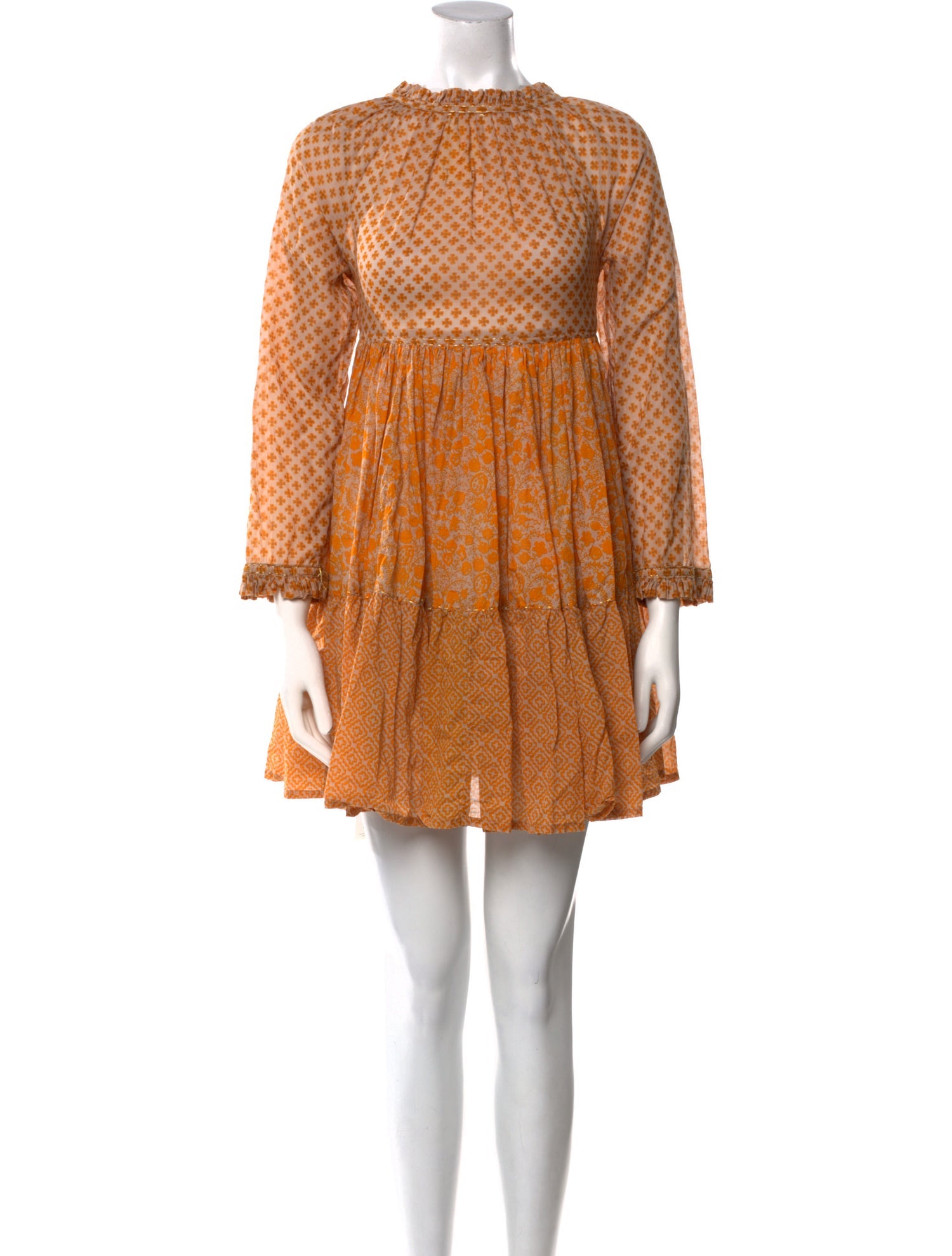 Ivonne D Printed Mini Dress