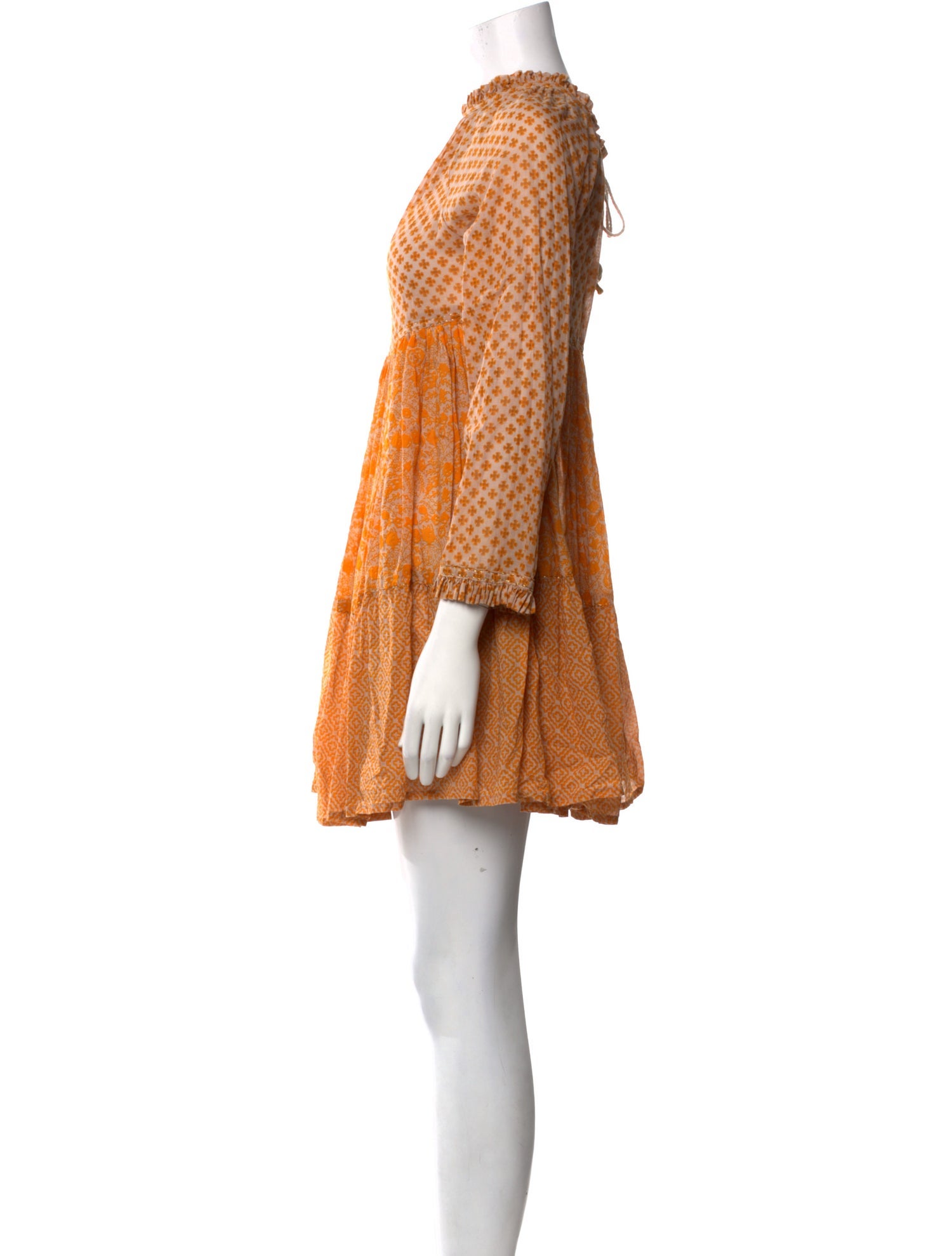 Ivonne D Printed Mini Dress