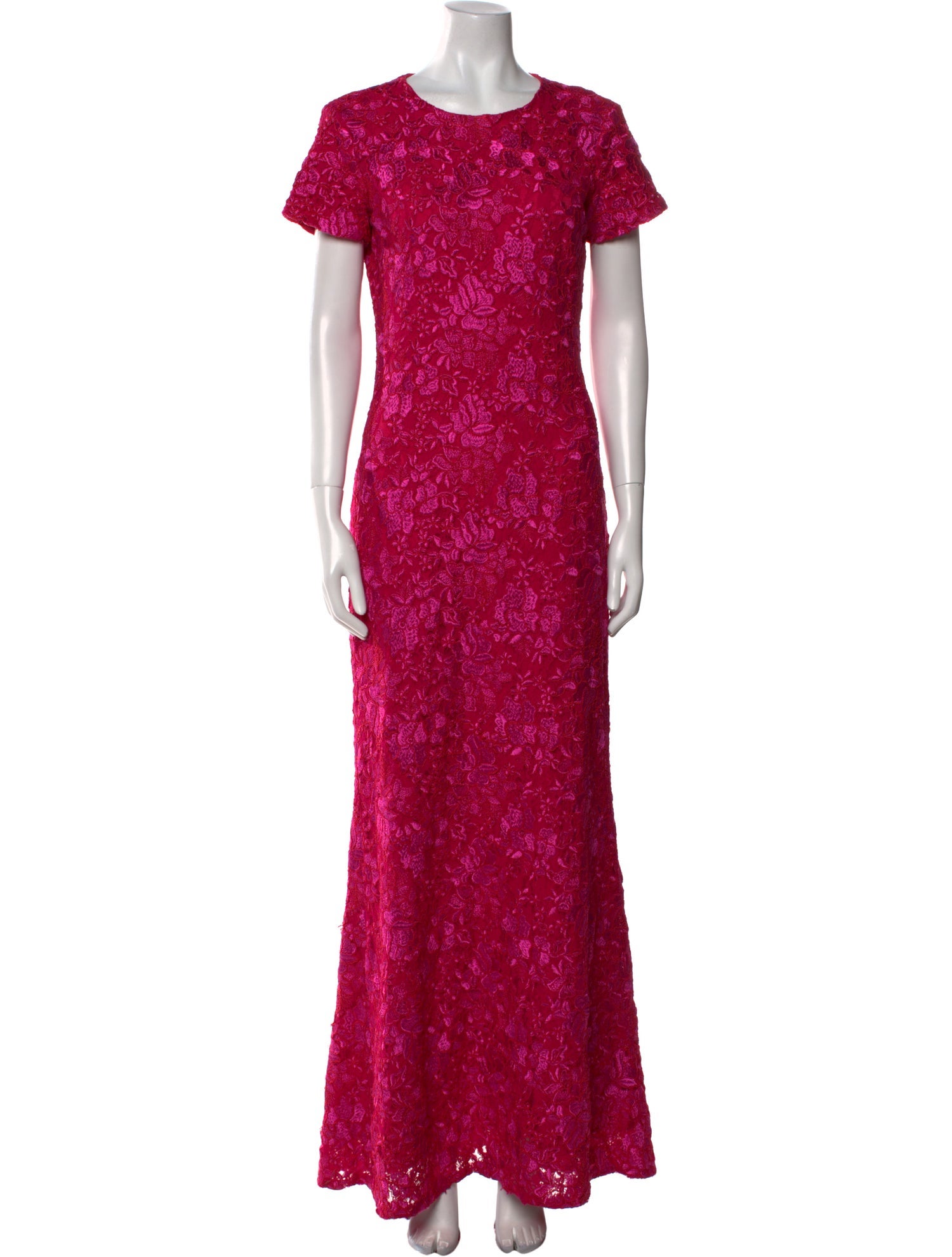 Ivonne D Lace Long Dress