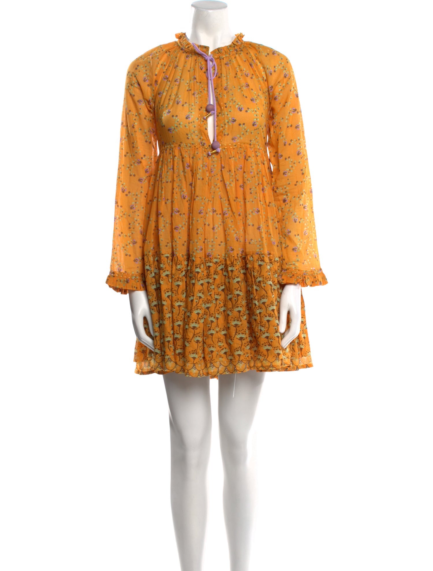 Ivonne D Floral Print Mini Dress