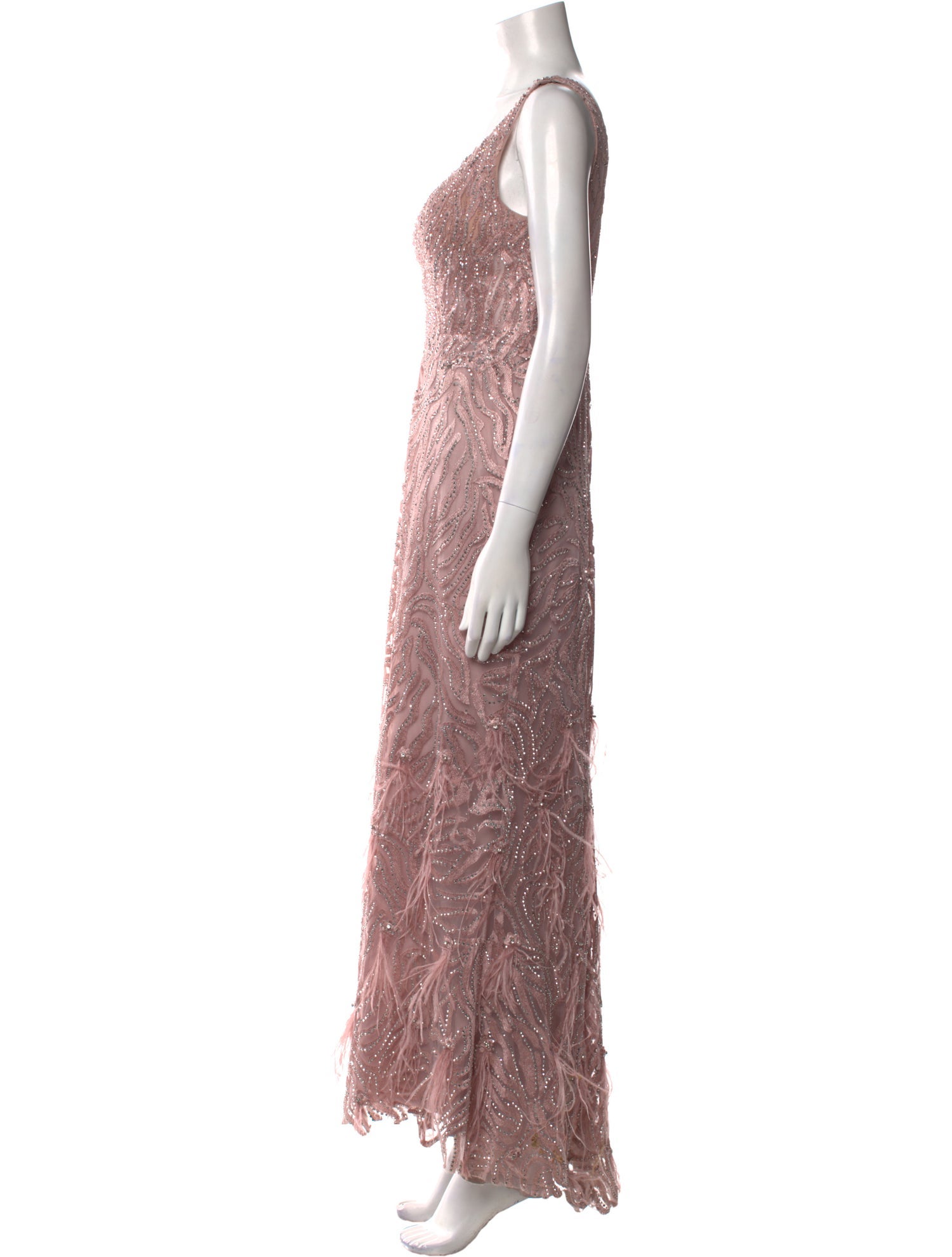 Ivonne D V-Neck Long Dress