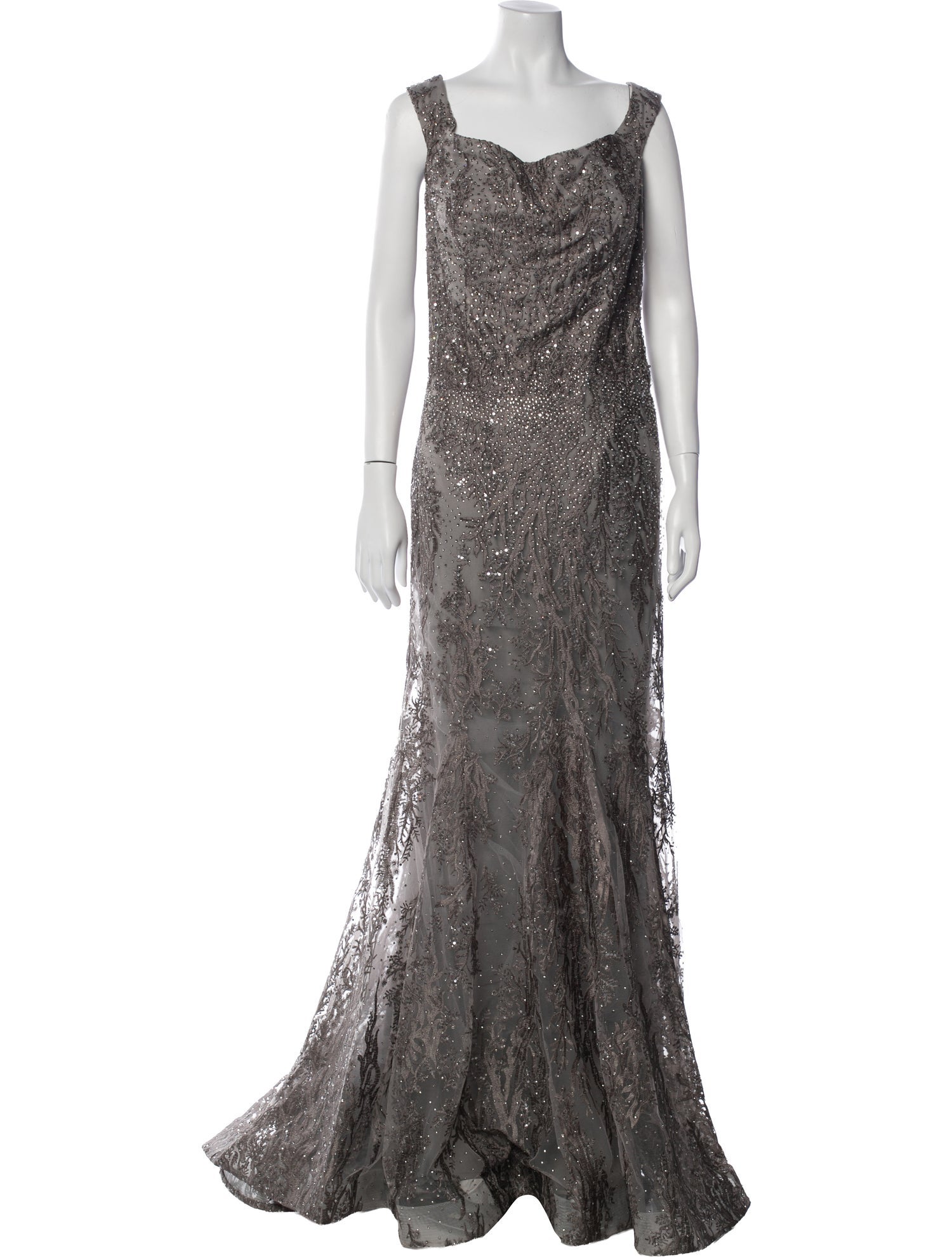 Ivonne D Cowl Neck Long Dress