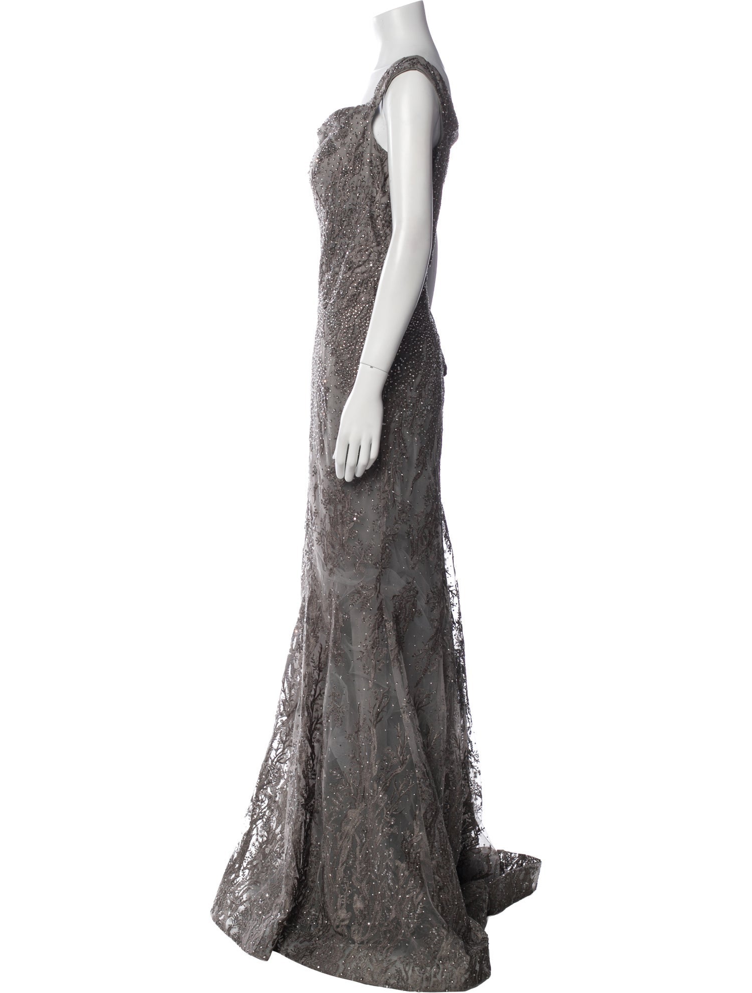 Ivonne D Cowl Neck Long Dress