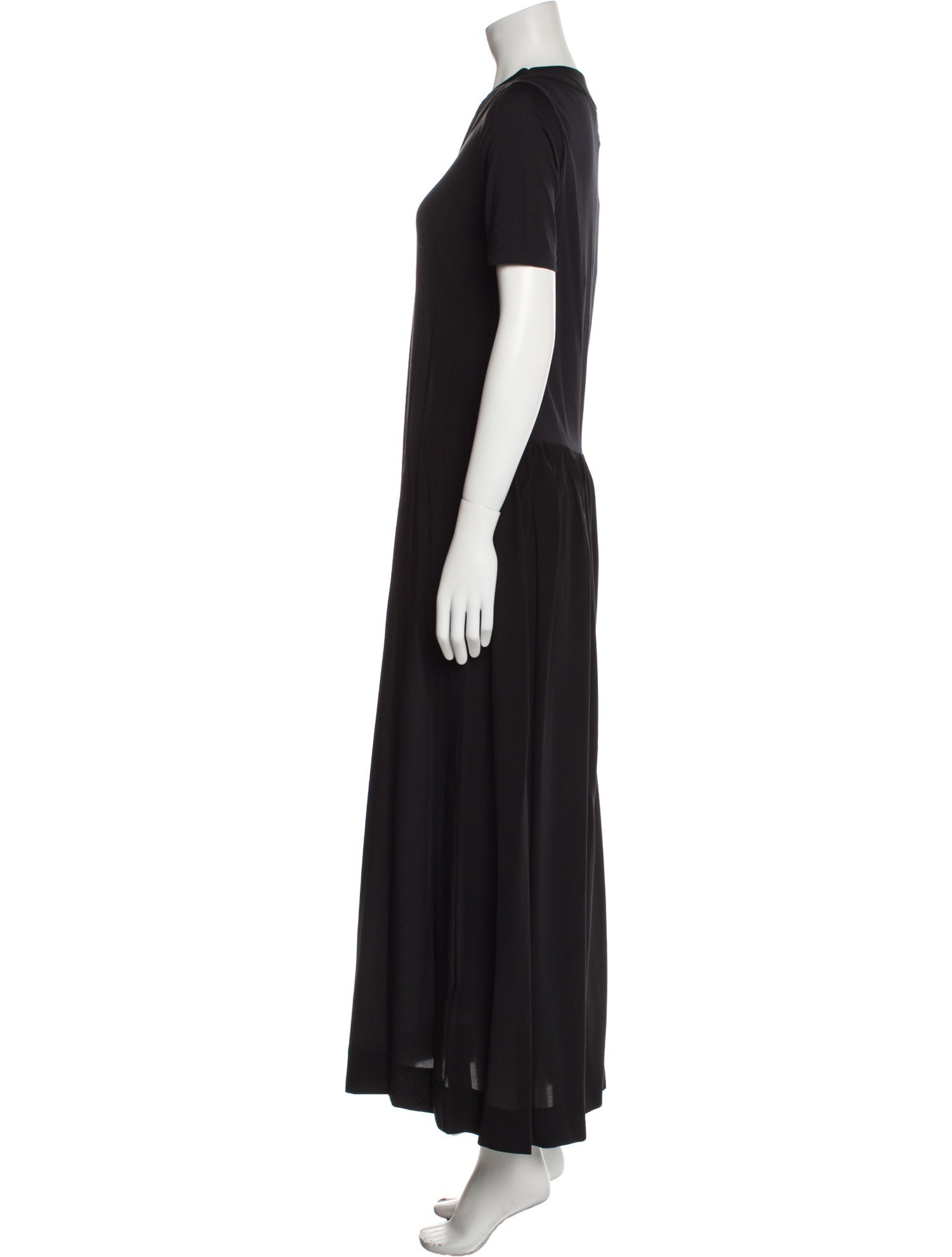 Ivories Bateau Neckline Long Dress