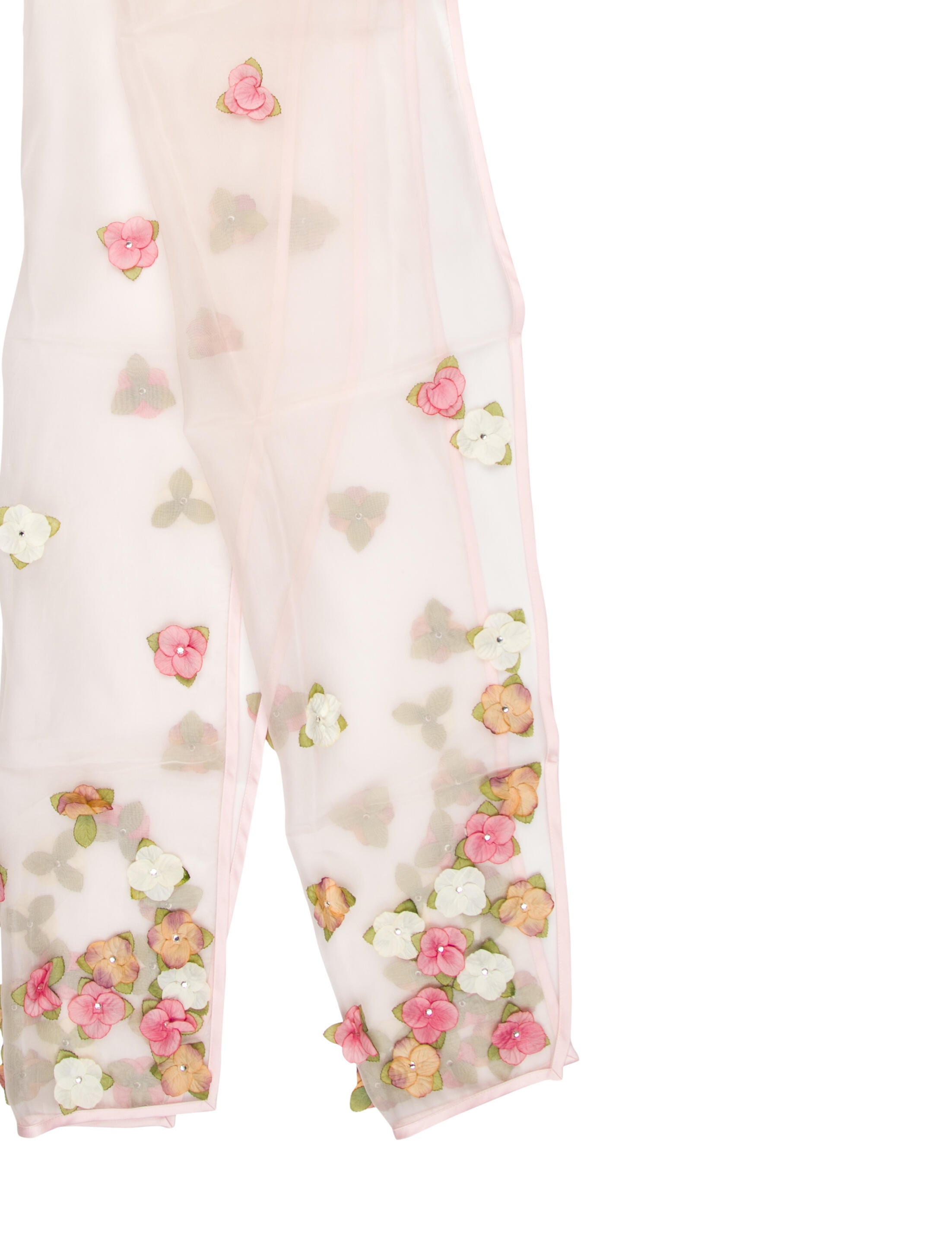 Ilana Wolf Silk Floral Print Scarf