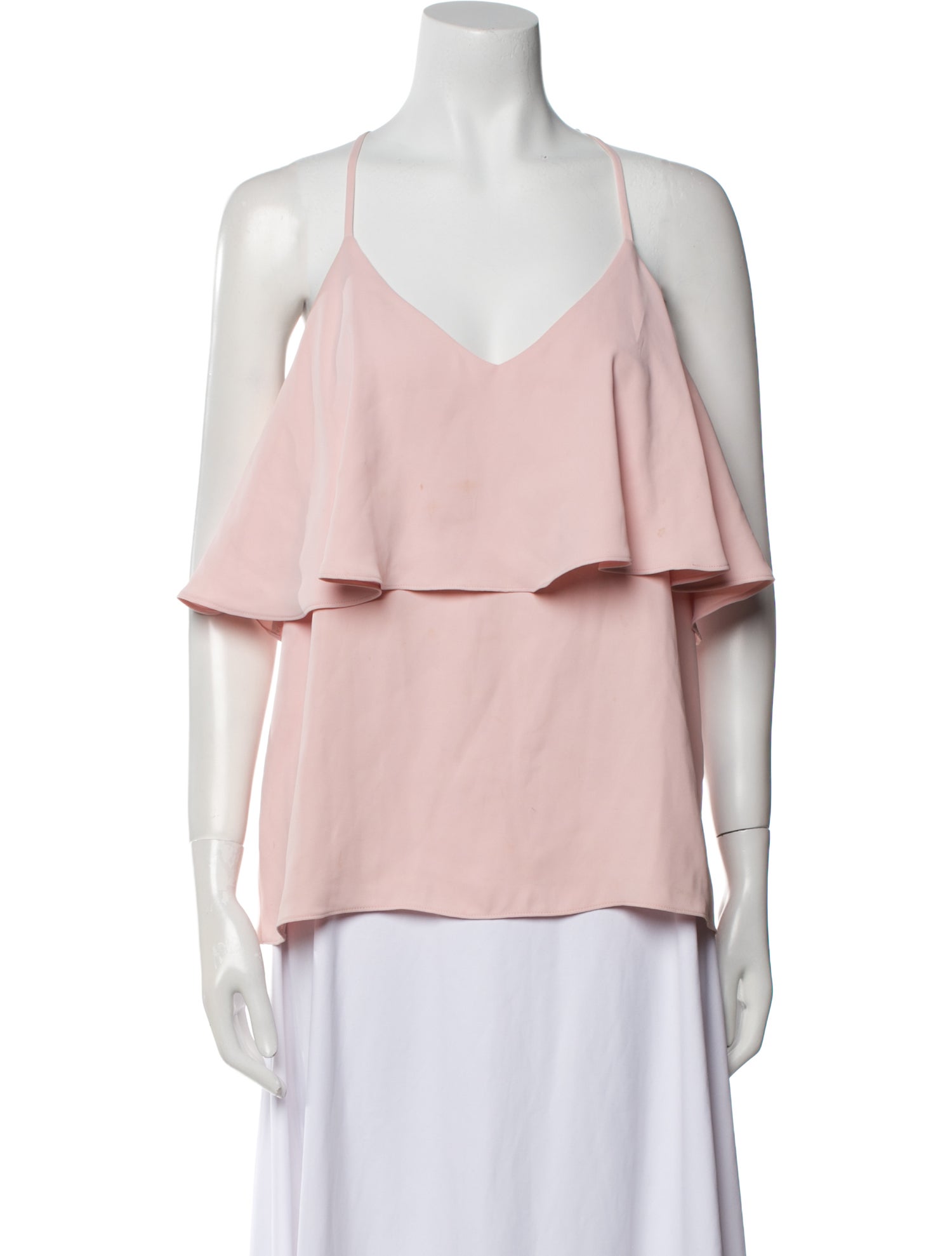 Ilana Wolf V-Neck Sleeveless Blouse