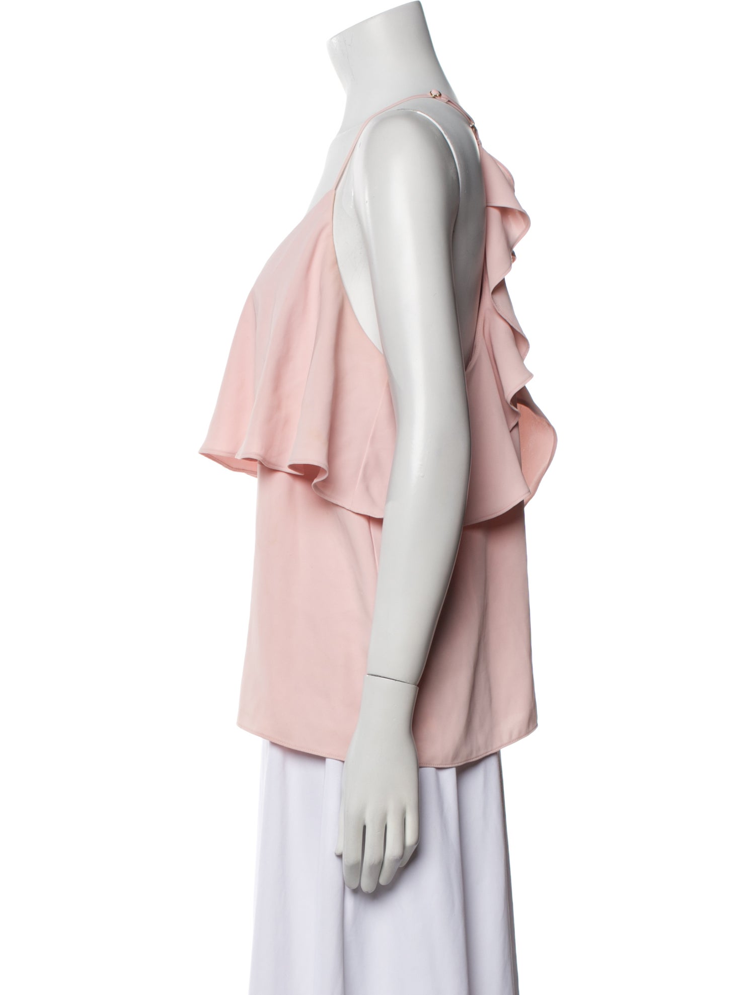 Ilana Wolf V-Neck Sleeveless Blouse