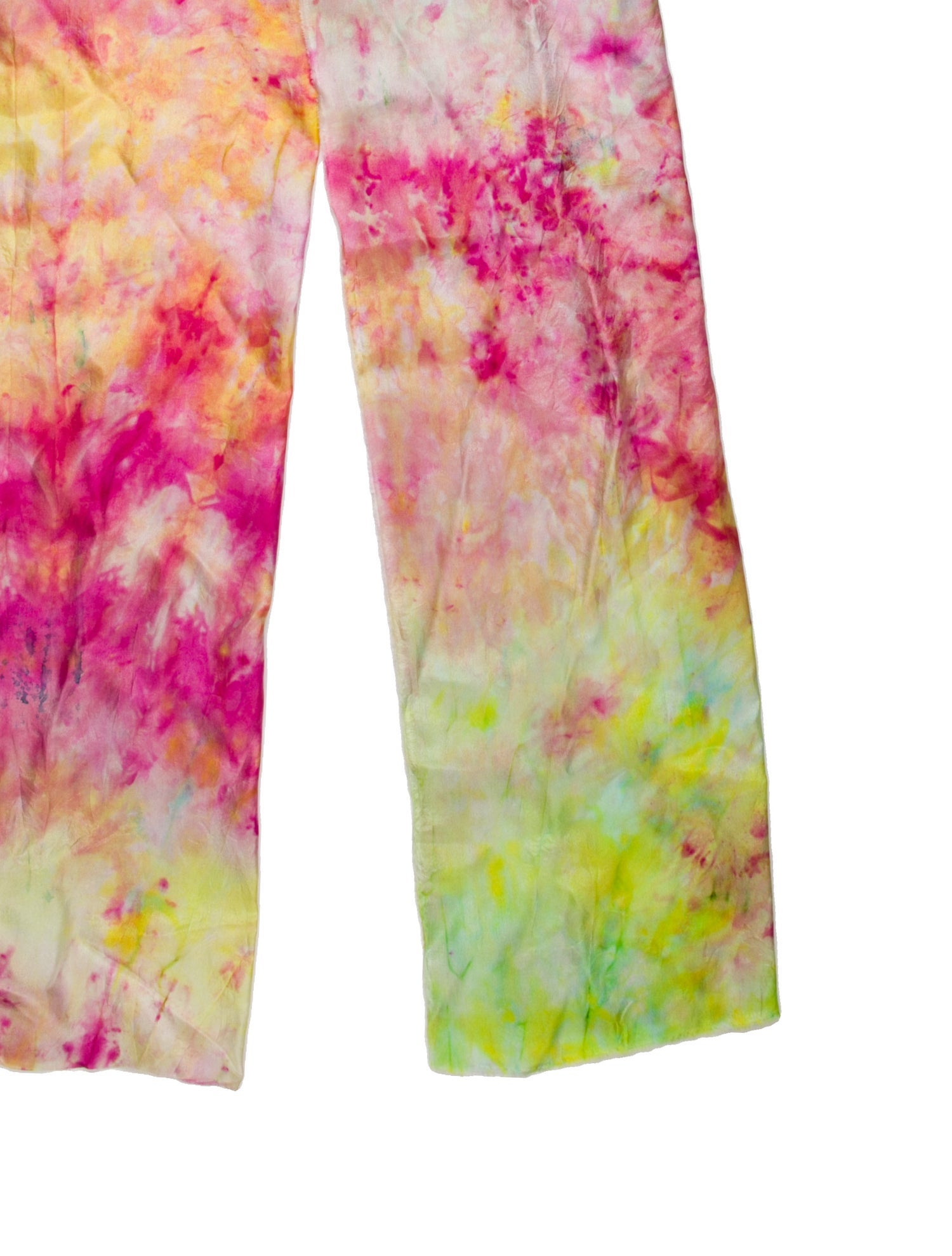 Ilana Wolf Silk Tie-Dye Print Scarf w/ Tags