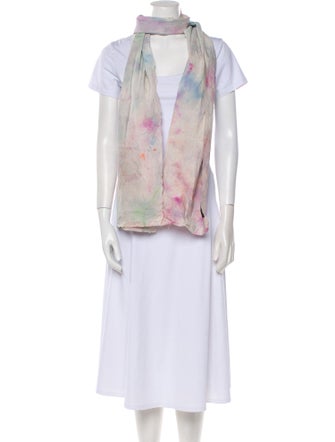 Ilana Wolf Tie-Dye Print Scarf