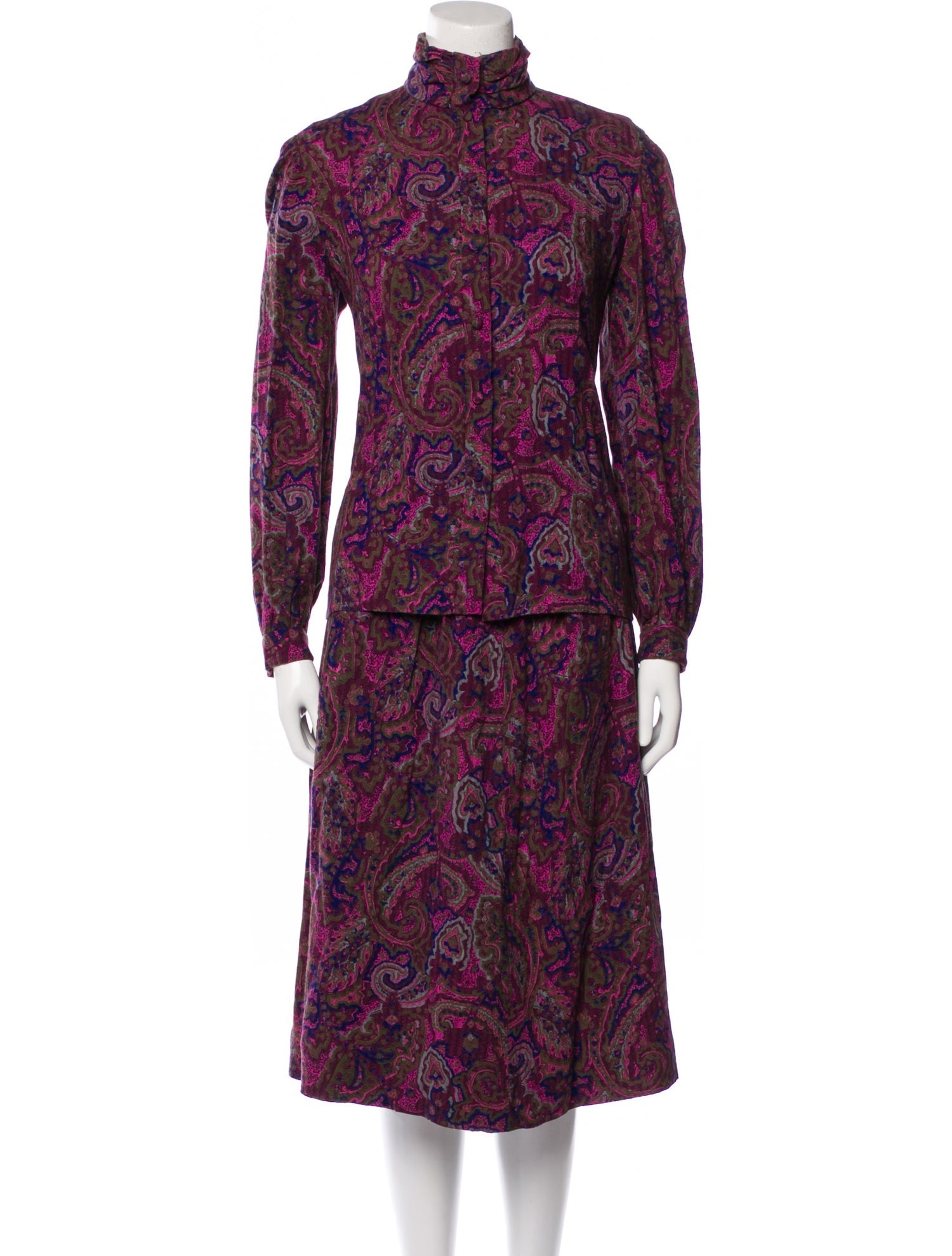 Ilie Wacs Printed Skirt Set