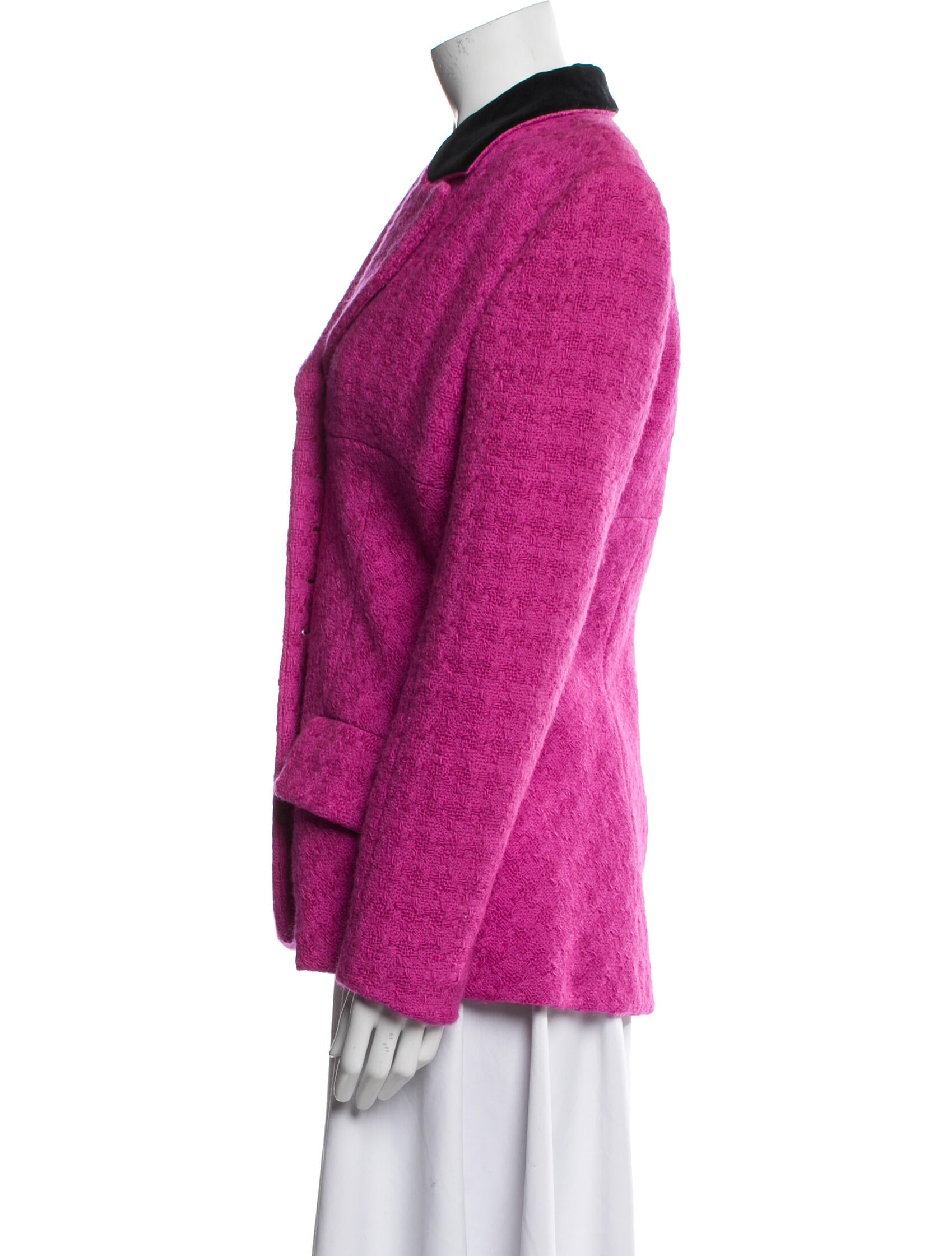 Ilie Wacs Wool Tweed Pattern Blazer