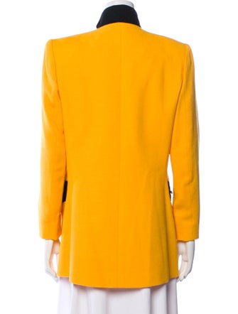 Ilie Wacs Wool Colorblock Pattern Evening Jacket