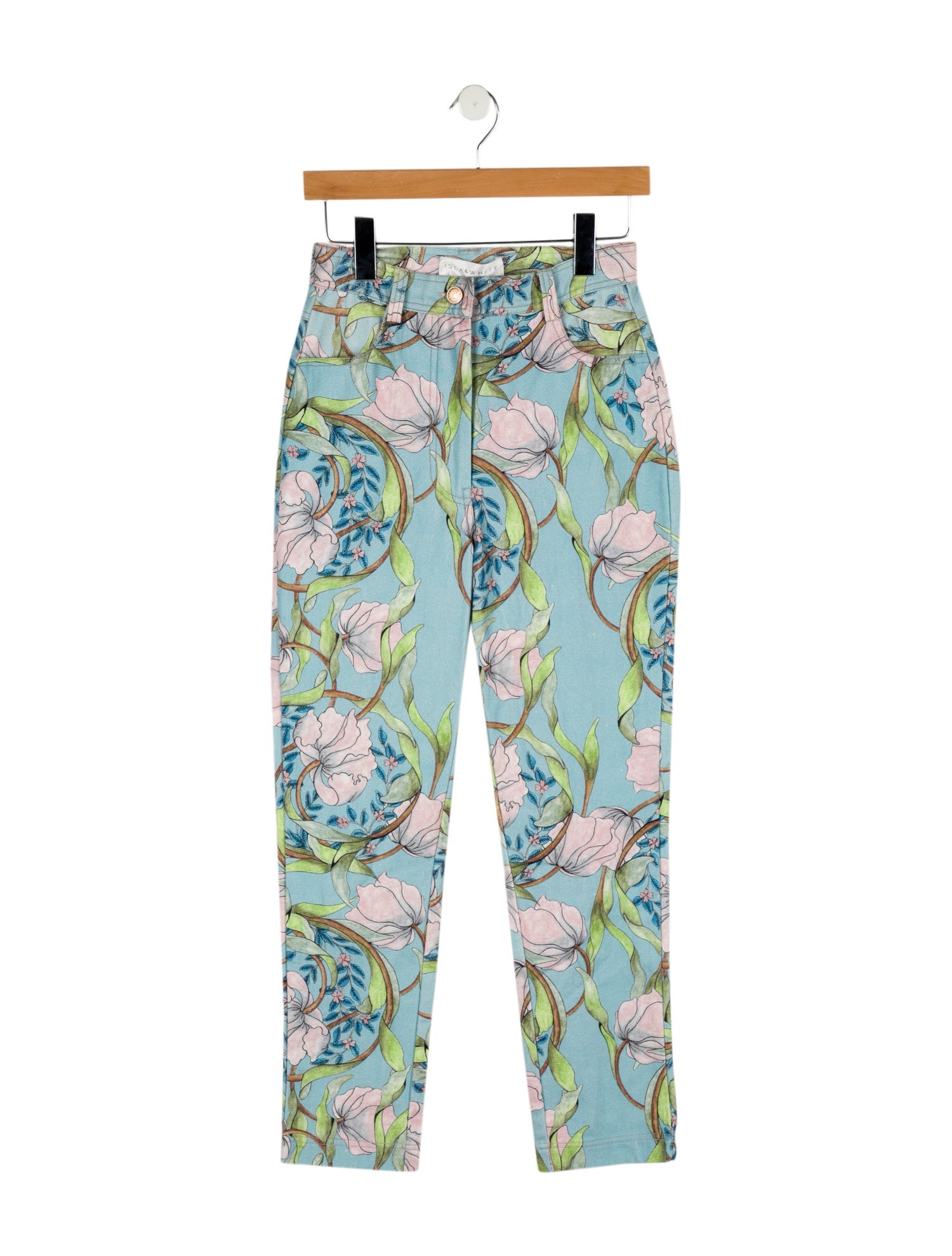 Isla & White High-Rise Straight Leg Jeans w/ Tags