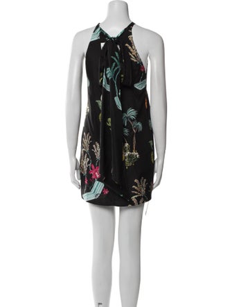 Isla & White Silk Mini Dress