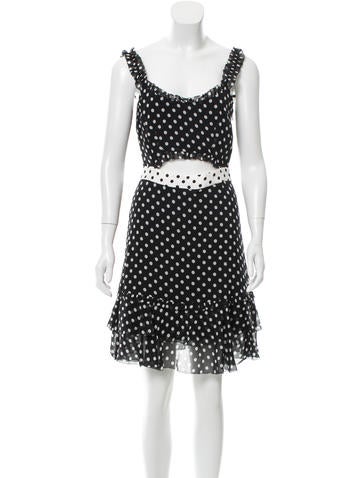 Intermix Silk Polka Dot Dress w/ Tags