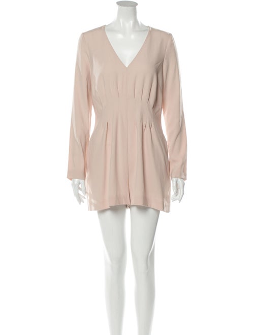 Intermix V-Neck Romper Pink