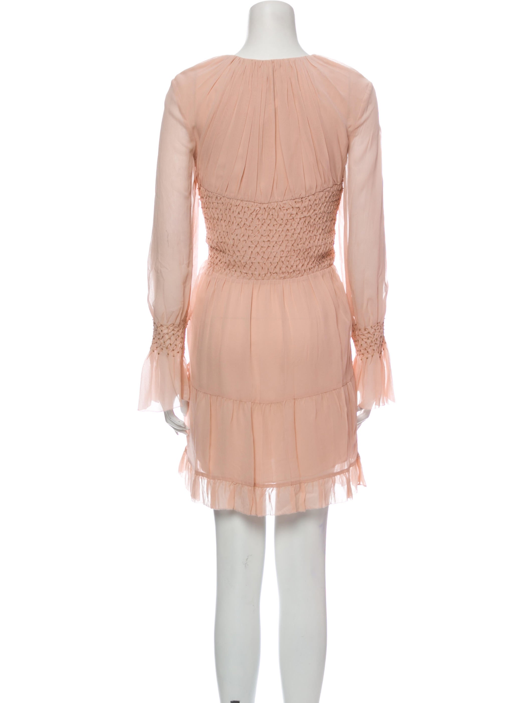 Intermix Silk Mini Dress w/ Tags Clothing WIX25721 The RealReal