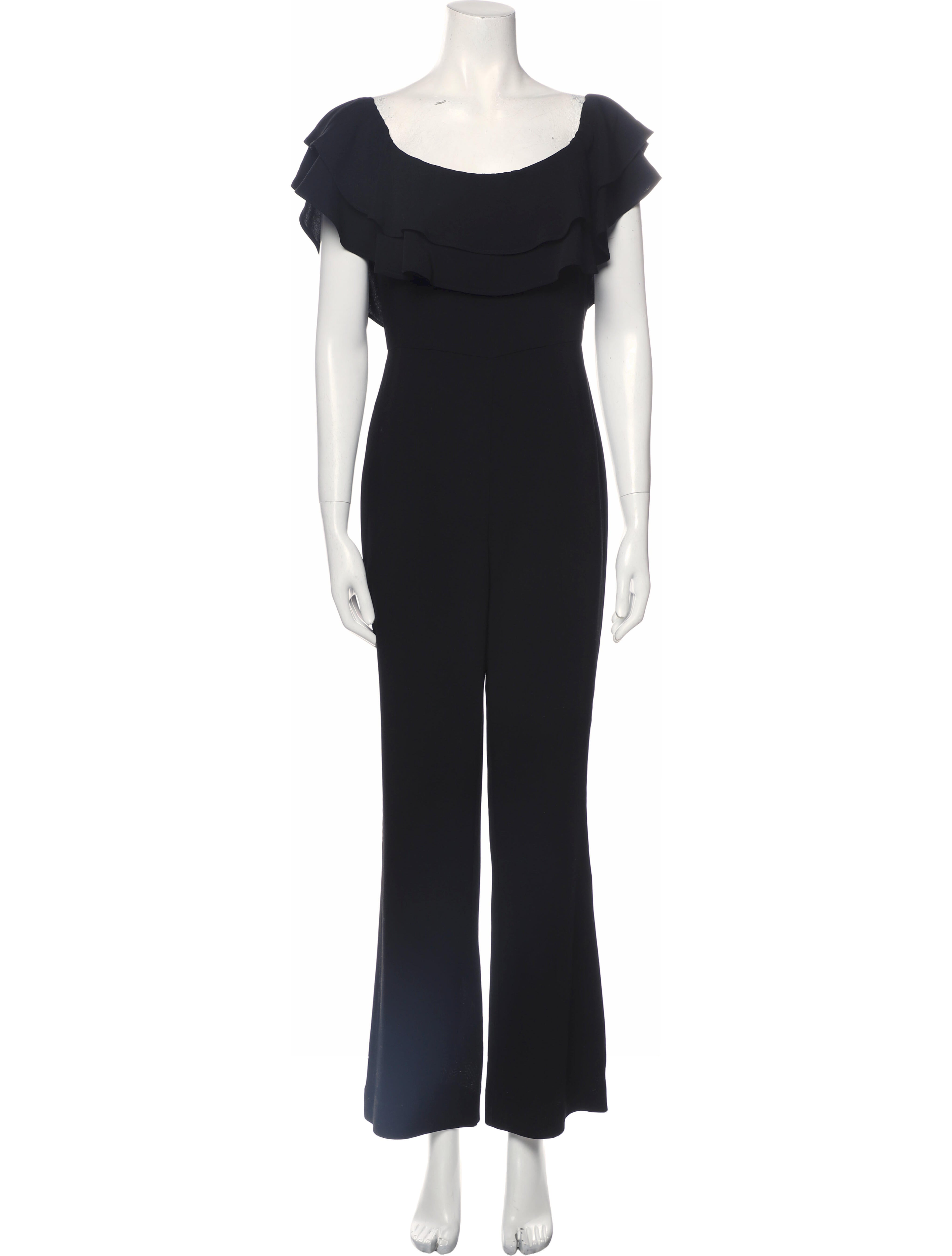 Intermix Scoop Neck Jumpsuit - Black 