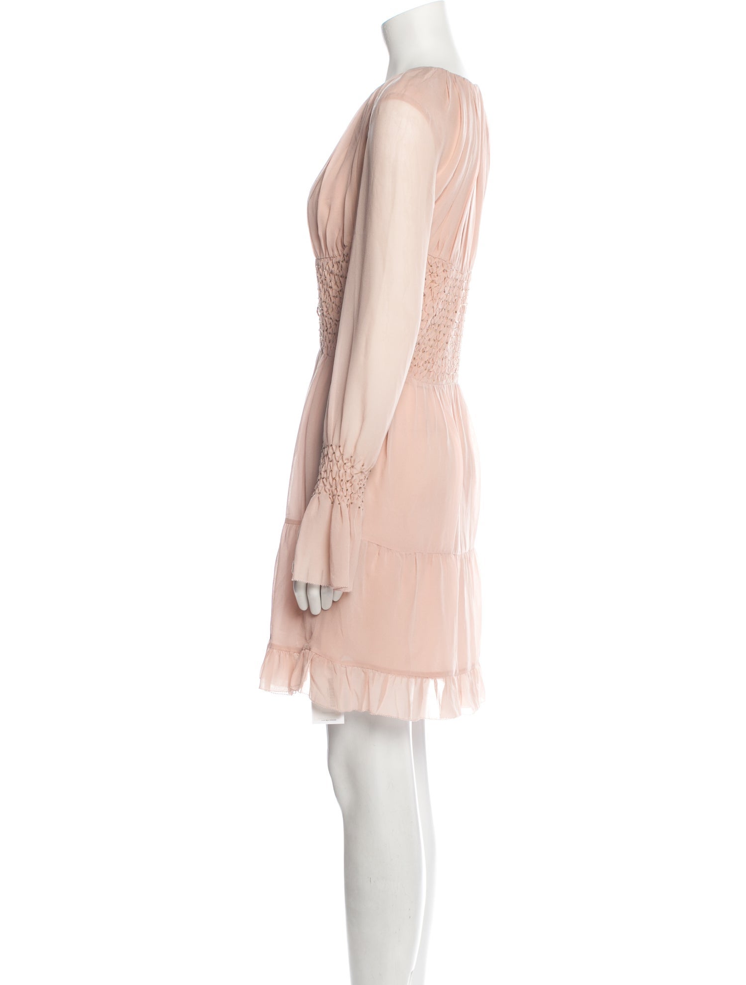 Intermix Silk Mini Dress