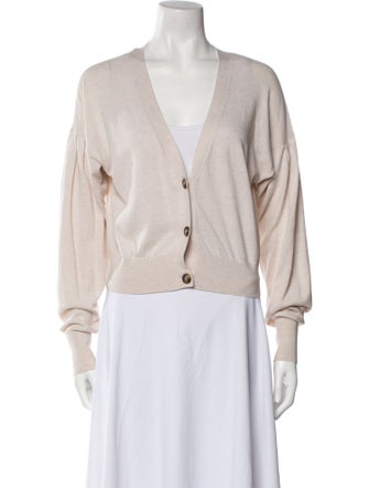 Intermix Plunge Neckline Sweater