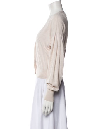 Intermix Plunge Neckline Sweater