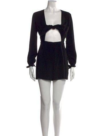 Intermix Jumpsuits and Rompers Square Neckline Romper Petite