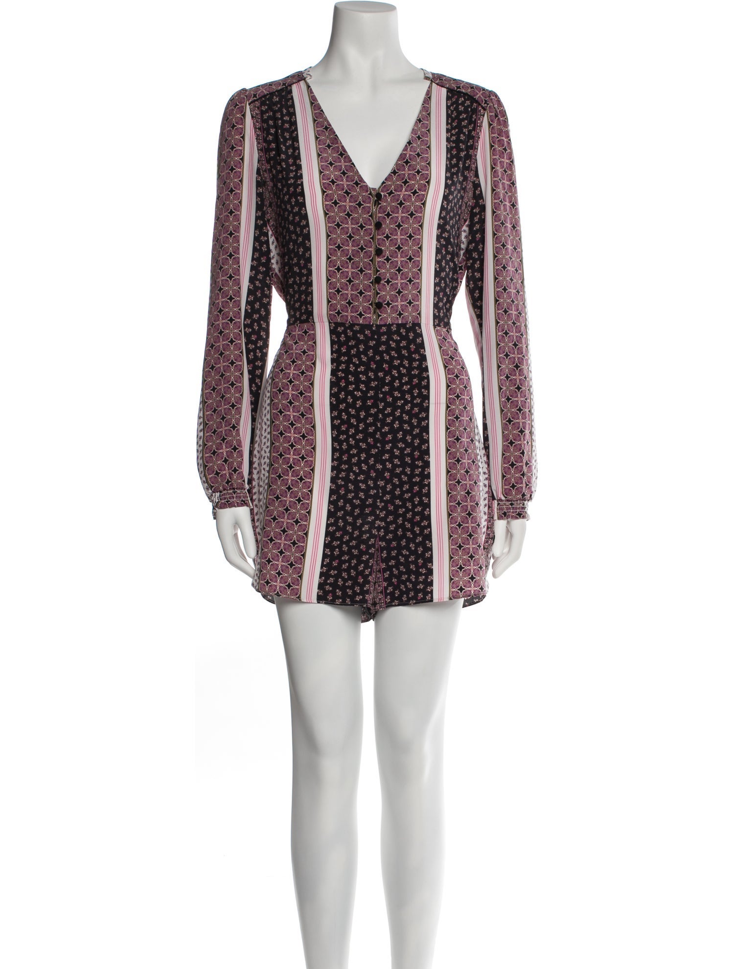 Intermix Silk Floral Print Romper