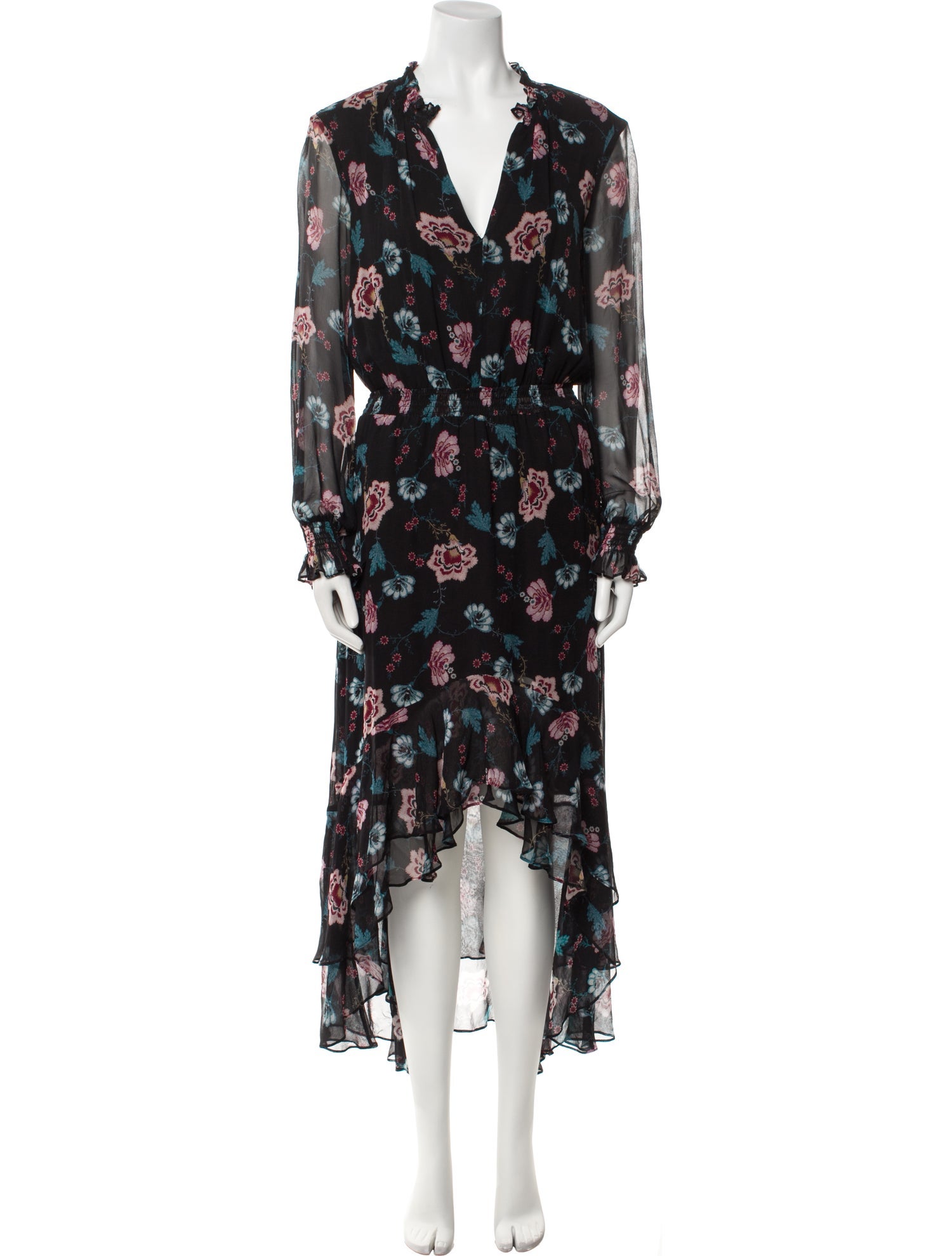 Intermix Silk Long Dress