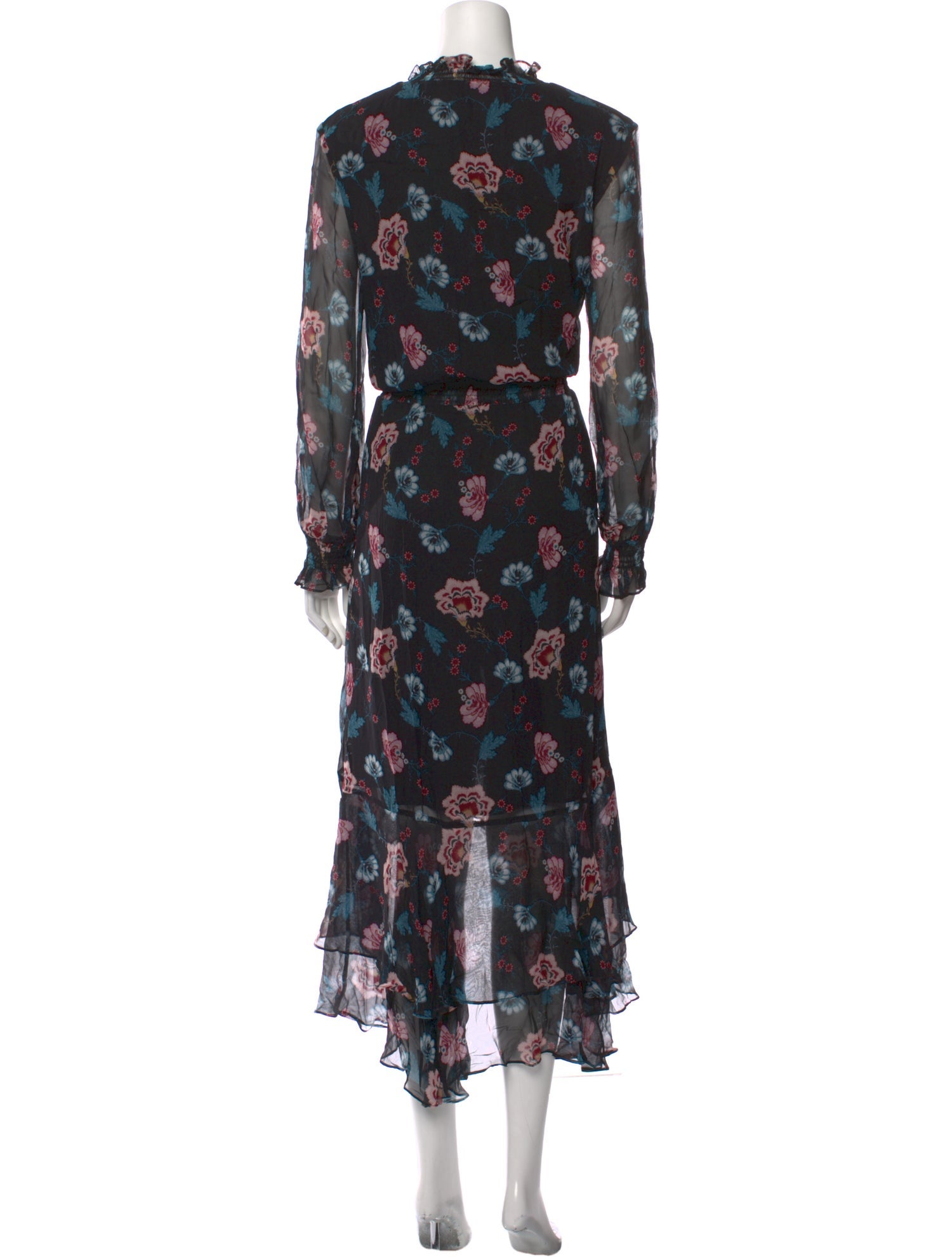 Intermix Silk Long Dress