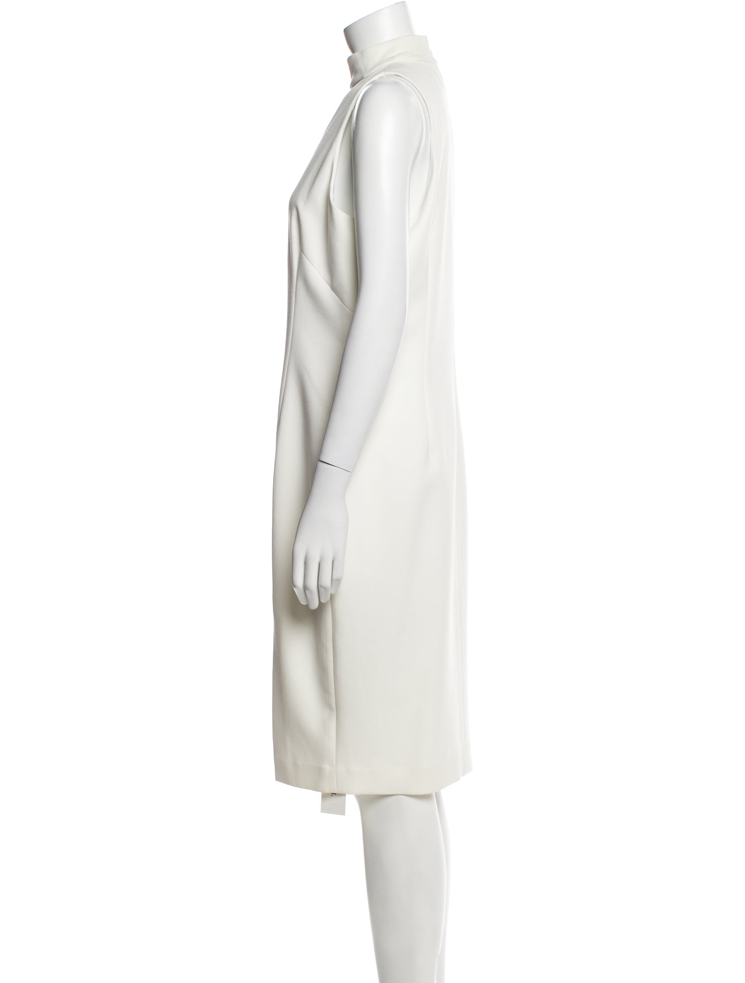 Intermix Mock Neck Midi Length Dress