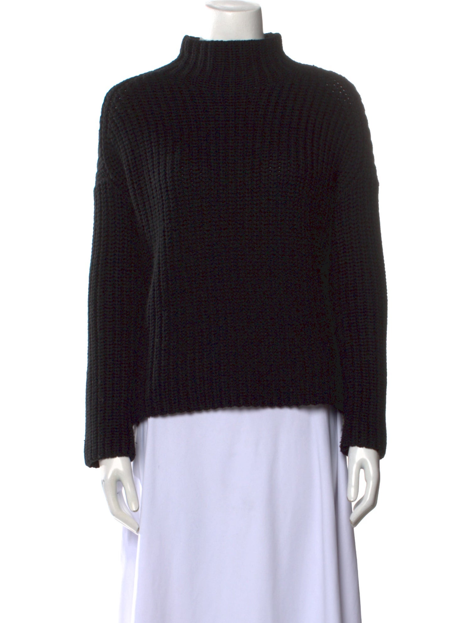 Intermix Merino Wool Turtleneck Sweater