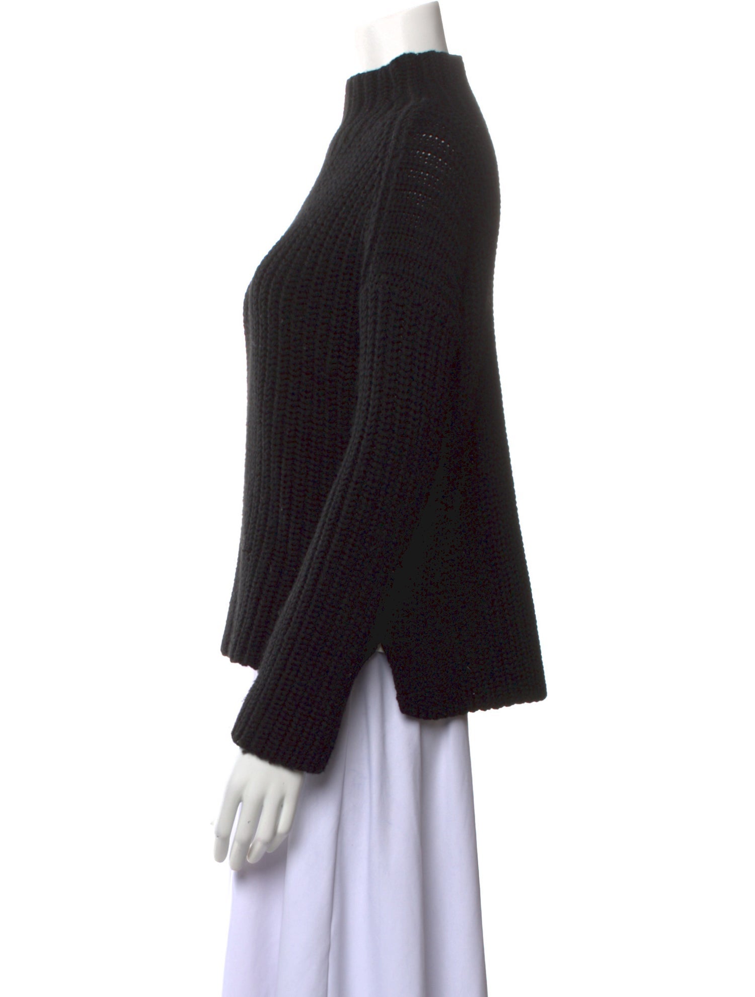 Intermix Merino Wool Turtleneck Sweater