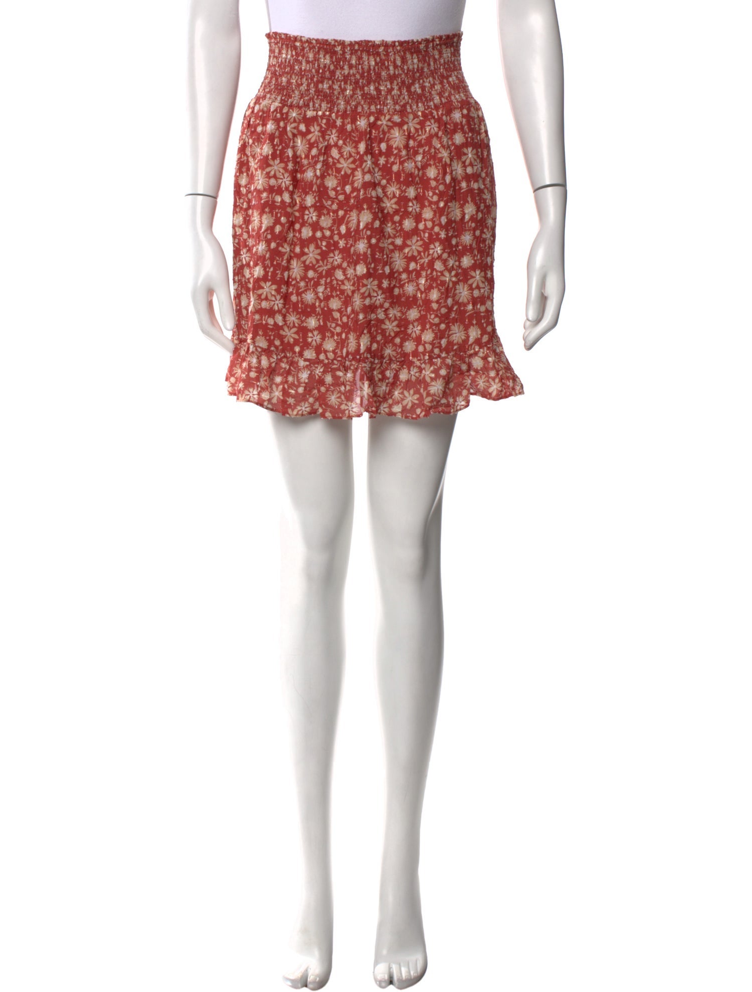 Intermix Silk Mini Skirt