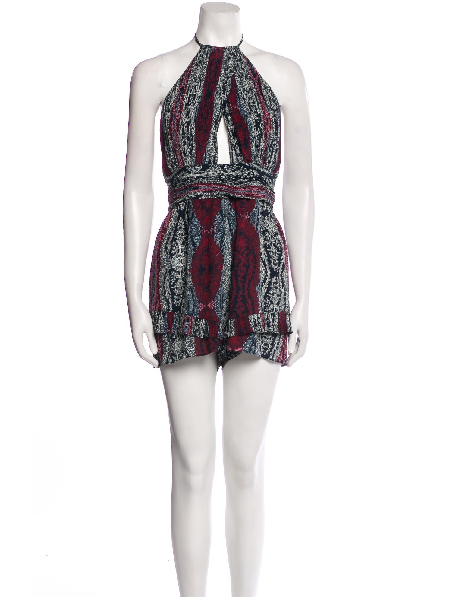 Intermix Silk Printed Romper