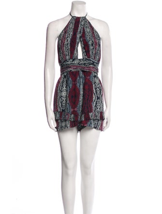 Intermix Silk Printed Romper