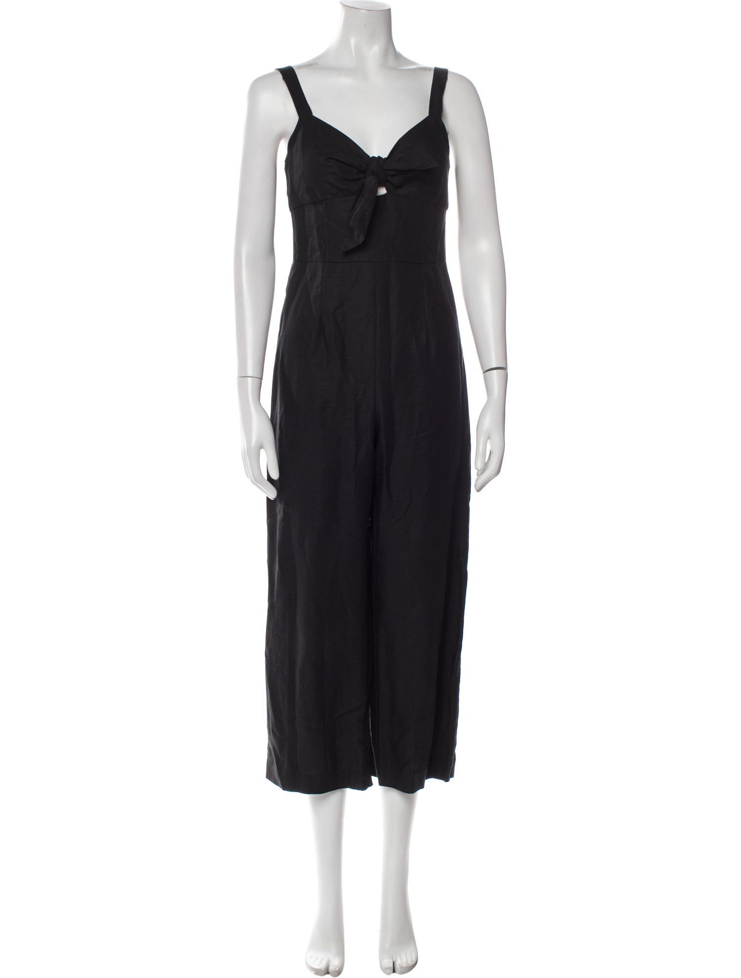 Intermix Linen V-Neck Jumpsuit