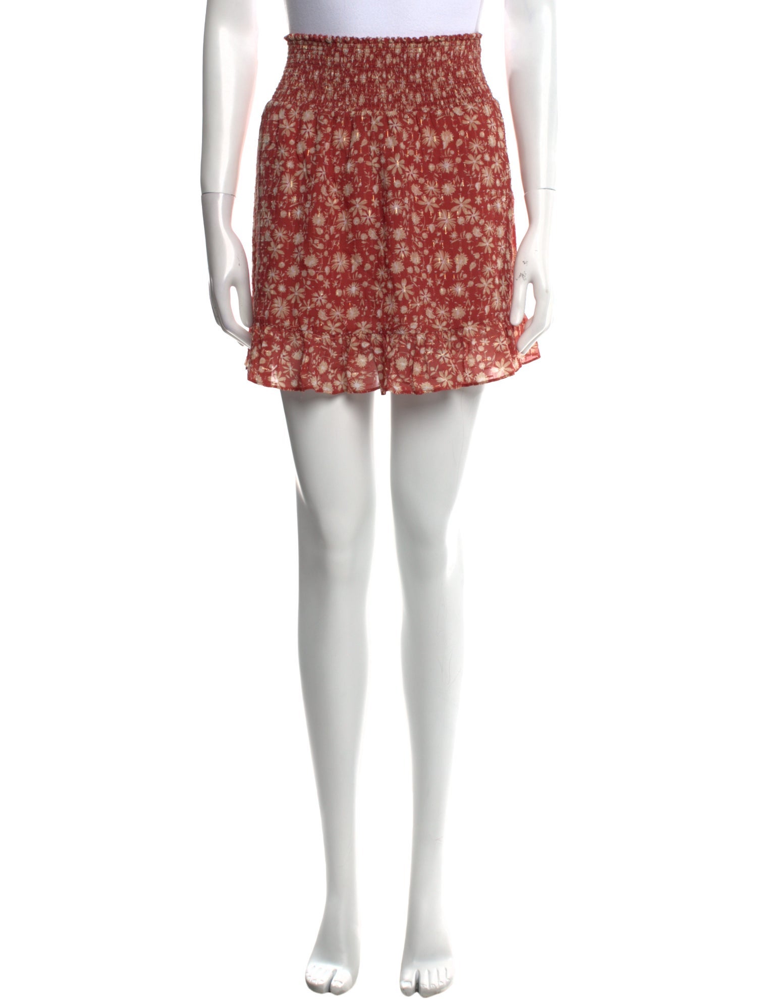 Intermix Silk Mini Skirt