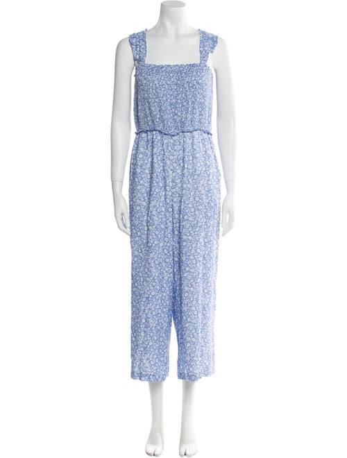 Intermix Printed Square Neckline Jumpsuit