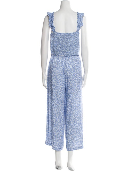 Intermix Printed Square Neckline Jumpsuit