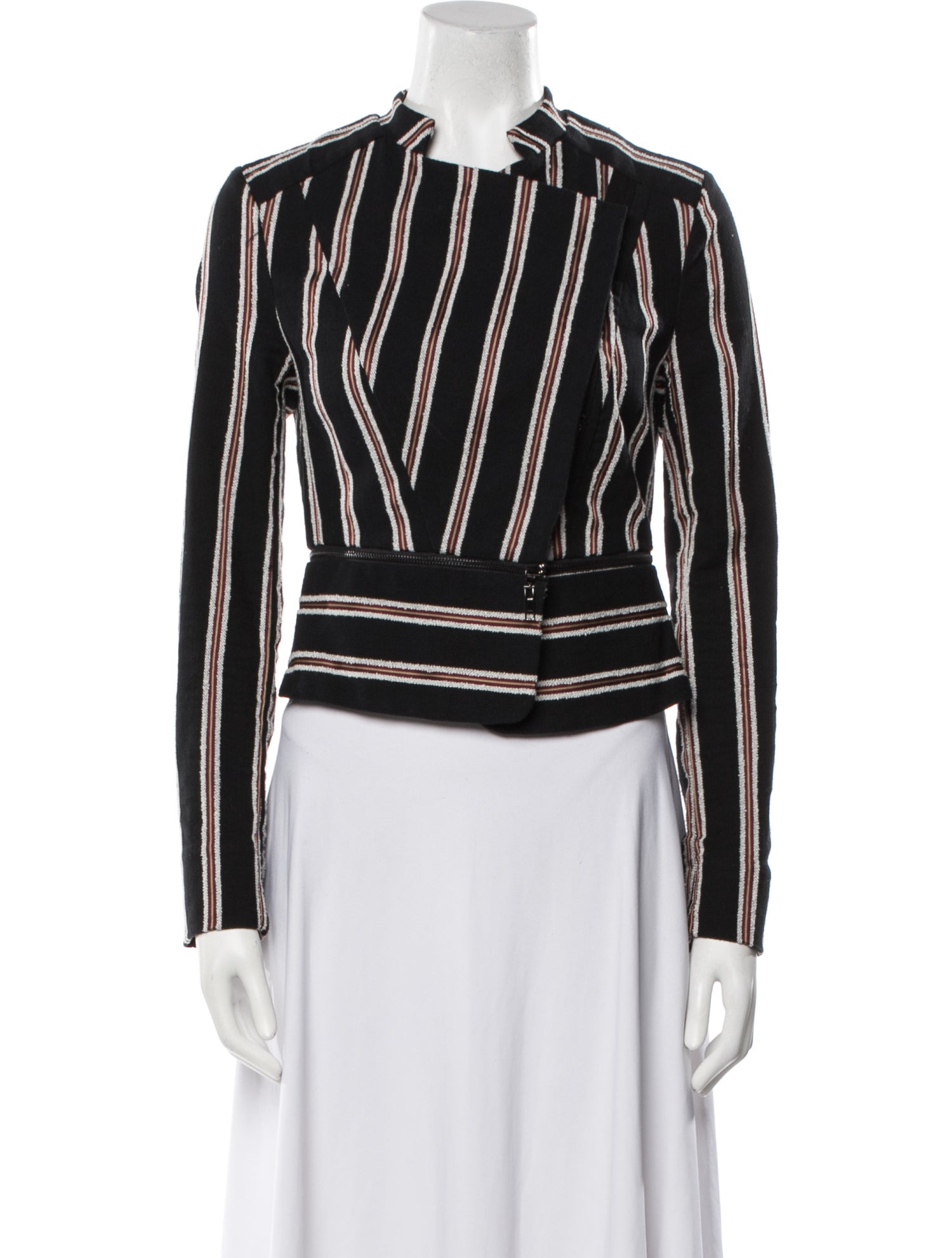 Intermix Striped Evening Jacket