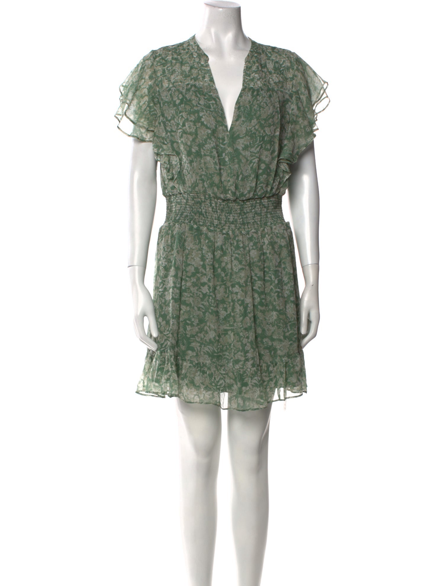 Intermix Silk Mini Dress