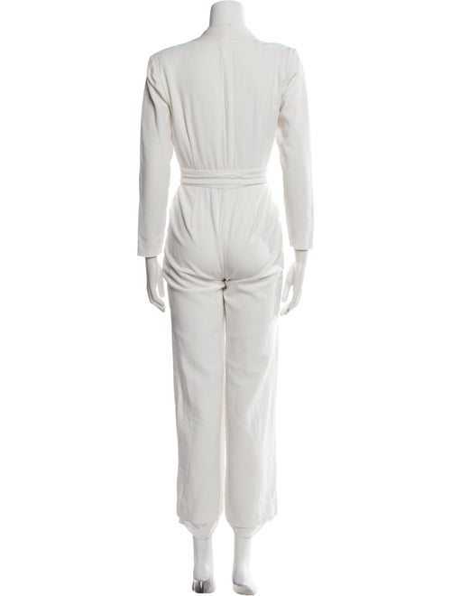 Intermix Wool V-Neck Jumpsuit