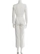 Intermix Wool V-Neck Jumpsuit
