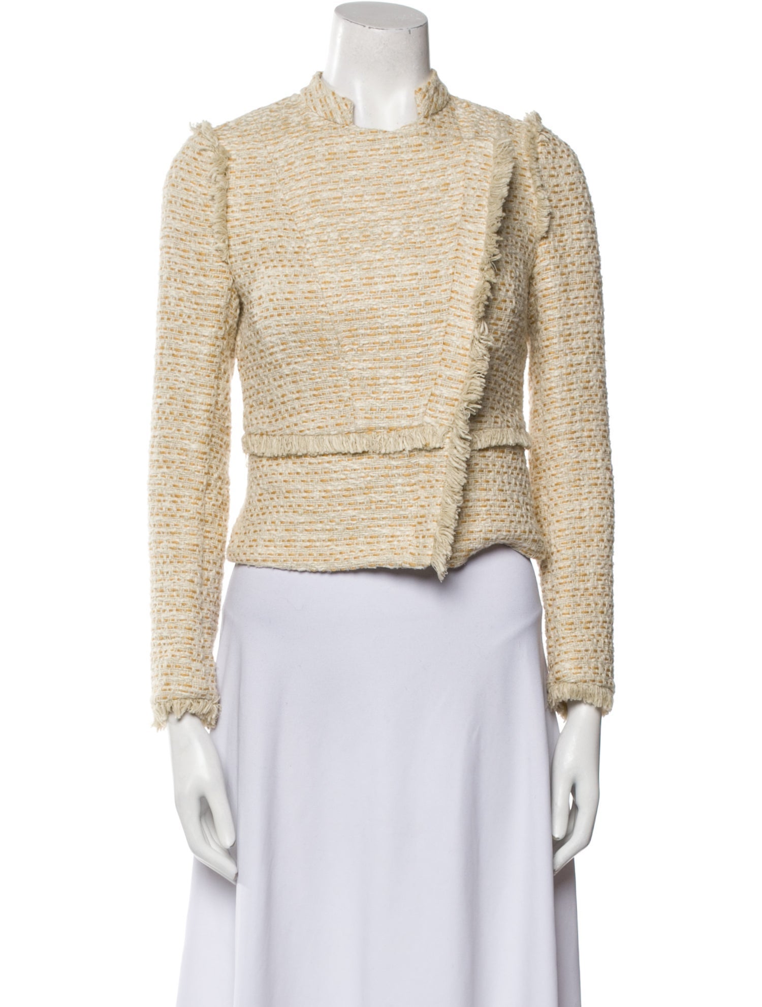 Intermix Tweed Pattern Evening Jacket