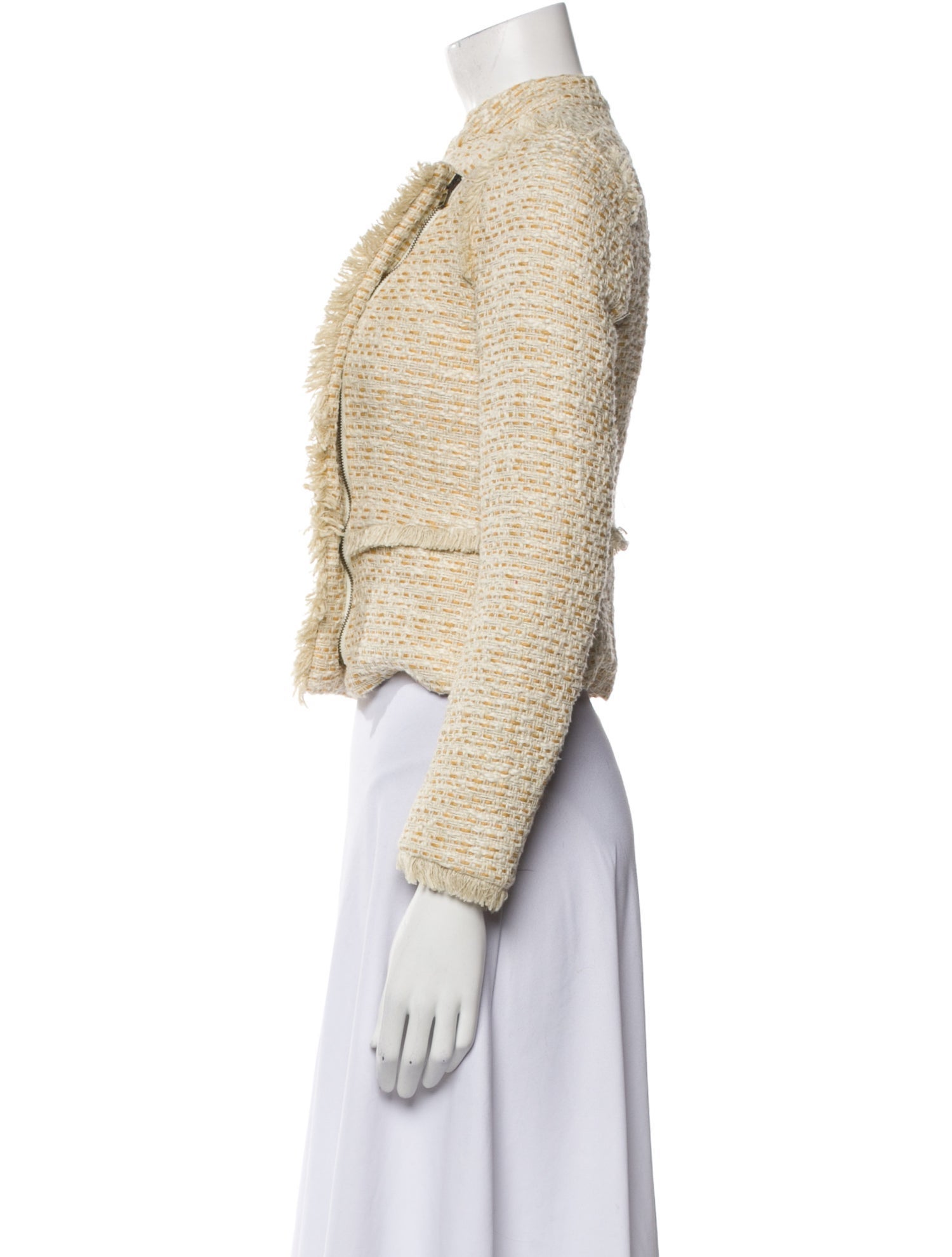 Intermix Tweed Pattern Evening Jacket