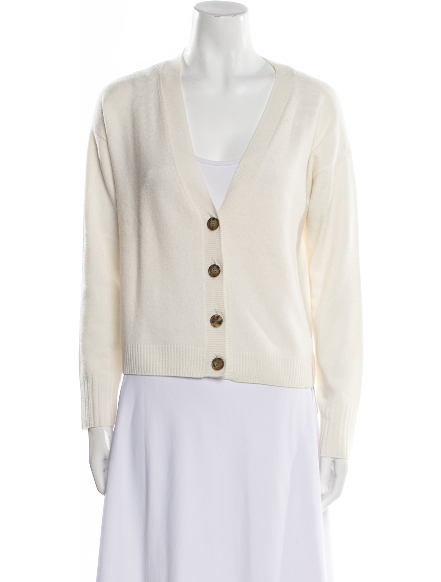 Intermix Cashmere V-Neck Sweater